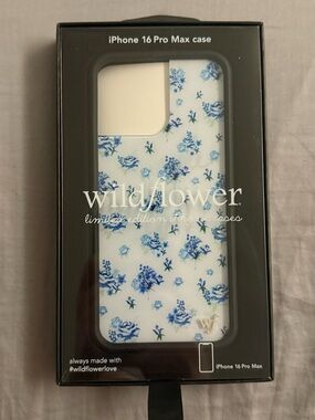 Wildflowers Light Blue Floral Phone Case